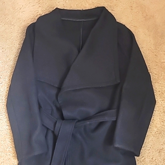 EUC Polyester Wrap Coat - Picture 2 of 2